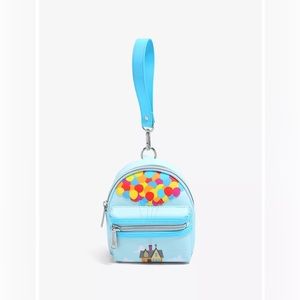 NWT Loungefly Disney Pixar Up Carl's House & Balloons Wristlet Fanny Pack Bag